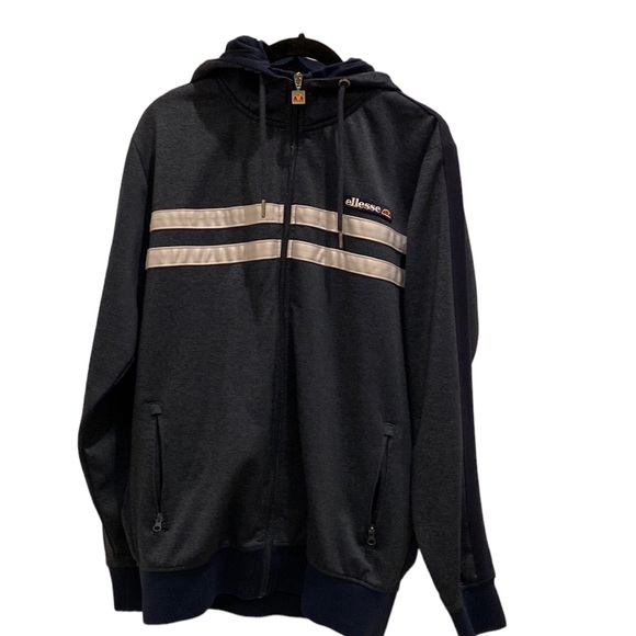 Ellesse Navy Hoodie size M - Picture 2 of 5